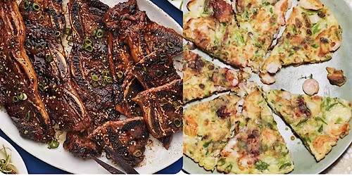 Make Korean Shortribs (Kalbi) wSeafood Pancake from Scratch &An Easy Kimchi