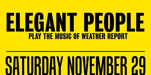 Infidels Jazz Presents: Tribute to Weather Report at All-City Athletics