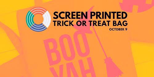 Youth Screen Printed Trick or Treat Bag