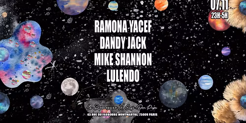 Dandy Jack & Mike Shannon (live), Ramona Yacef, Lulendo @ La D\u00e9mesure