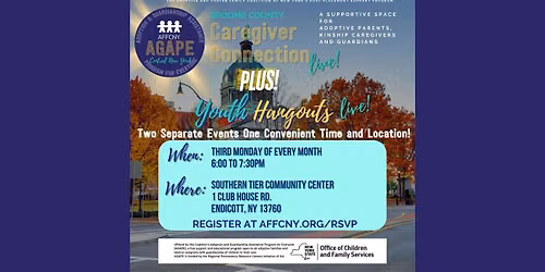 AGAPE Central New York\u2019s Caregiver Connection LIVE! in Broome County