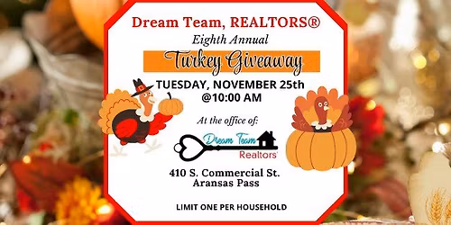 8th Annual Turkey Giveaway