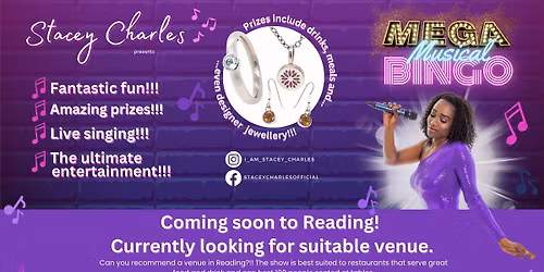 Musical Bingo at TBC (Reading, Berkshire)