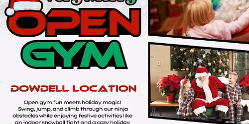 SANTA\u2019S OPEN GYM!