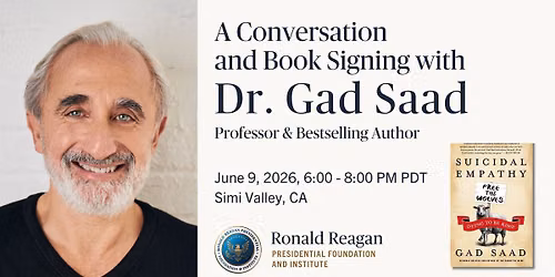 Conversation and Book Signing with Dr. Gad Saad