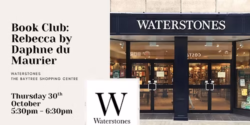 Waterstones Book Club: Rebecca by Daphne du Maurier