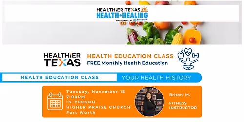 FREE Health Education Class: