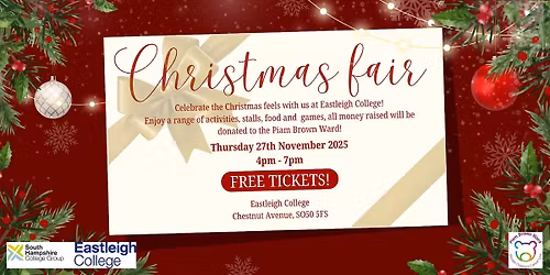 Eastleigh College Christmas Fair 2025