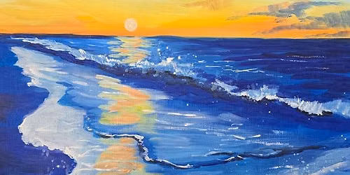 LYTHAM Paint Night - Sunset in Blue