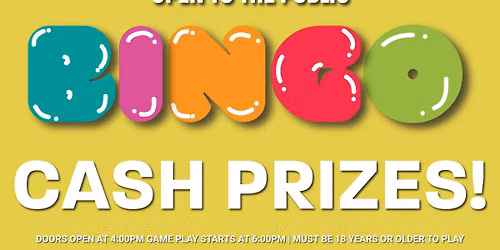Thursday Night Bingo at Meridian Senior Center