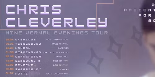 Chris Cleverley - An Early Evening Soiree at Cartlands Tea Rooms