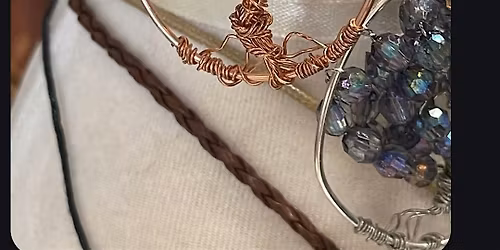 Tree of life crystal pendant class at the Bloomin Cottage