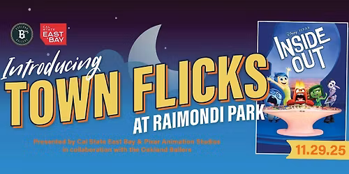 Town Flicks at Raimondi Park-- Inside Out