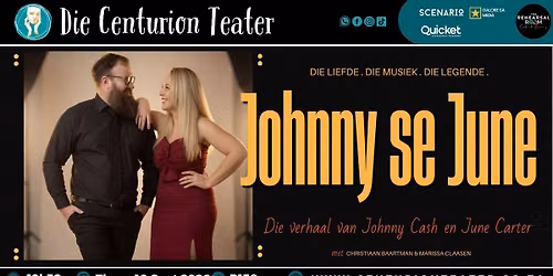 JOHNNY SE JUNE - Die Verhaal van Johnny Cash en June Carter | Die Centurion Teater