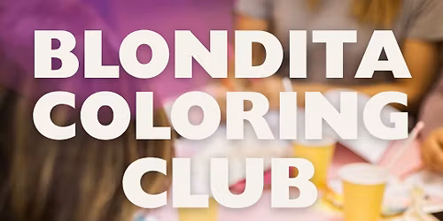 Blondita Coloring Club