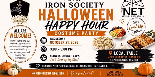 Iron Society Halloween Happy Hour & Costume Party