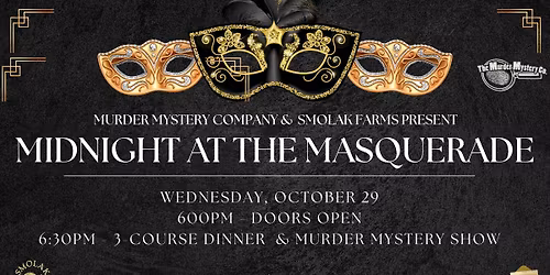 Midnight at the Masquerade Murder Mystery Night