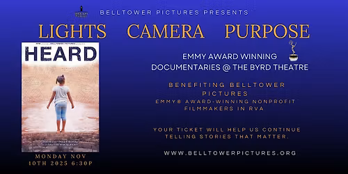 Lights    Camera    Purpose   "HEARD"  - Emmy Winning Documentary (2021)
