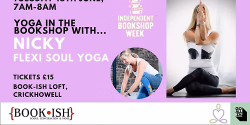 SPECIAL ONE OFF EVENT! Yoga in the Bookshop for Independent Bookshop Week