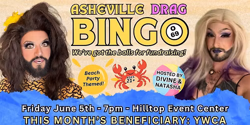 Asheville Drag Bingo: Beach Bingo Fundraiser for the YWCA of Asheville