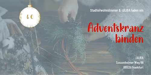 Adventskranzbinden