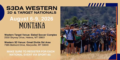 2026 S3DA Western 3D & Target National Championships