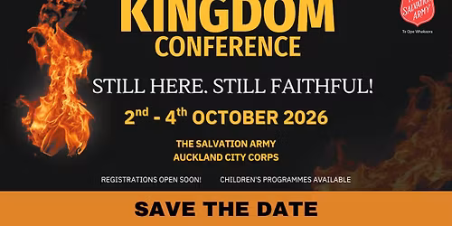 Kingdom Conference 2026 - STILL HERE. STILL FAITHFUL!