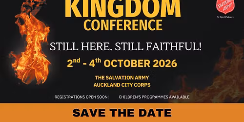 Kingdom Conference 2026 - STILL HERE. STILL FAITHFUL!