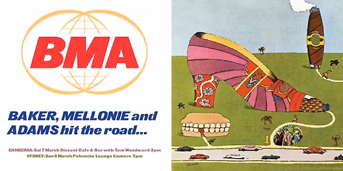 Baker, Mellonie & Adams hitch their sedan to a star... first stop Canberra