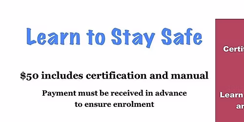 Strathmore Stay Safe  Course