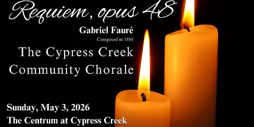 Faur\u00e9 Requiem concert