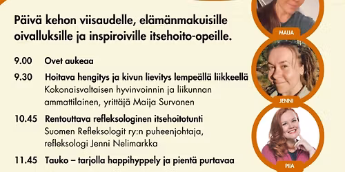 El\u00e4m\u00e4nmakuinen Hyvinvointip\u00e4iv\u00e4 la 22.11.2025