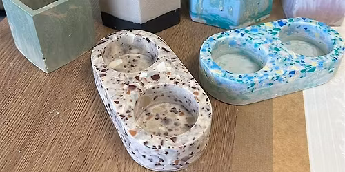 The Cactus & Candle Pots Workshop - Creative Jesmonite Class w\/ Objectify