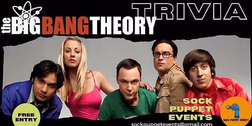 BIG BANG THEORY trivia - HARVEYS SPORTS BAR