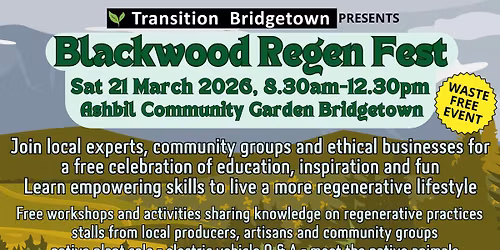 Fourth Blackwood Regen Fest 2026