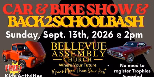 Car & Bike Show & Back 2 School Bash