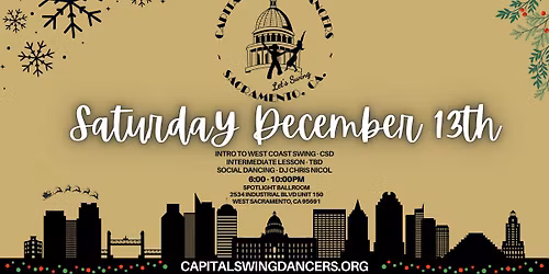 Capital Swing Dancers Monthly Dance - December