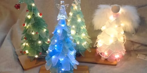 Sea Glass Tree,Angel,Grinch