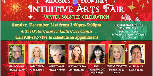 Sedona's Monthly Intuitive Arts Fair\u2014Winter Solstice Celebration