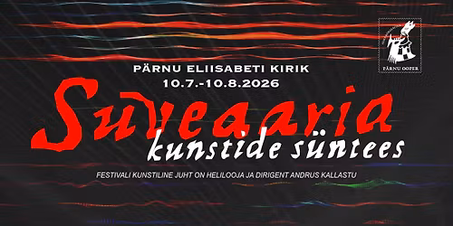 SUVEAARIA2026. SUVEAARIAID. Kai Kallastu (sopran), Andrus Kallastu (klaver)