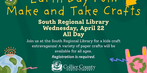 Earth Day Fun: Make and Take Crafts