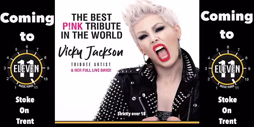 PINK with Vicky Jackson & her band live Eleven Stoke