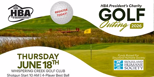HBA President's Charity Golf Outing 2026