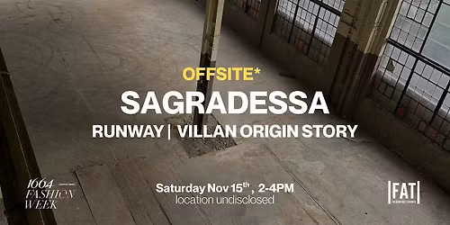 SAGRADESA - OFFSITE @ FASHION WEEK TORONTO - NOV 15