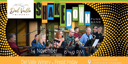 Shakedown Funk at Del Valle Winery