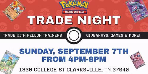 Pokemon Monthly Trade Night