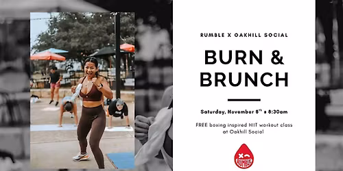 Burn & Brunch: FREE Boxing Inspired HIIT Workout