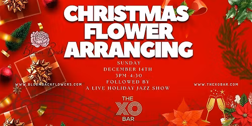 XO Bar Holiday Wreath Party and Christmas Jazz