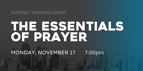 Training Event | The Essentials of Prayer