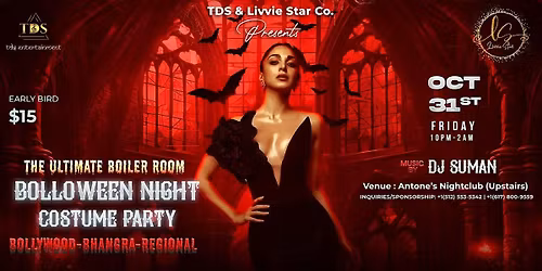 BOLLOWEEN NIGHT | ULTIMATE BOILER ROOM | COSTUME PARTY | DJ SUMAN